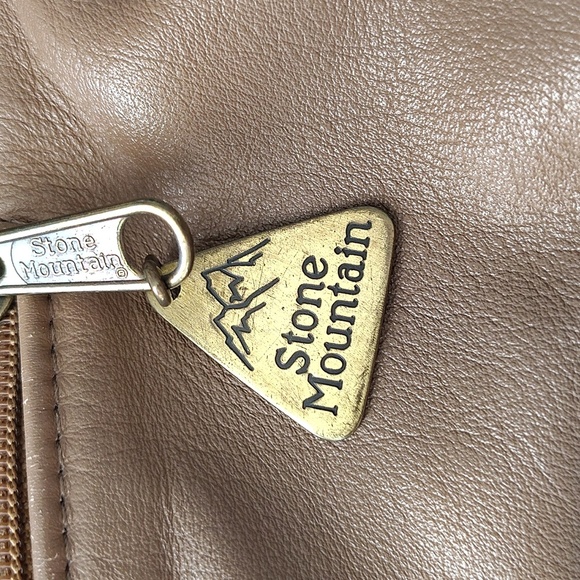 Stone Mountain Brown Multi Sections Shoulder Crossbody Bag - Picture 9 of 10